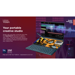 Lenovo Yoga Book 9 14IAH10 | Tidal Teal | 2x14 " | OLED | Touchscreen | 2.8K WQXGA+ | 2880 x 1800 pixels | Glossy | Intel Core U