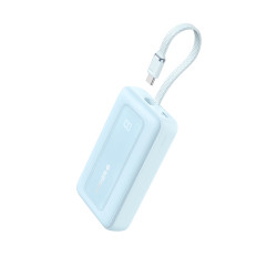Anker | Power Bank with Built-In USB-C Cable | A1688031 | 10000 mAh | 30W Output | Blue