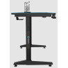 Onex | Gaming Desk w/Cup holder, headset hook, Gamepad holder, Full coverage mouse pad | GD1200H | Black