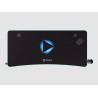 Onex | Gaming Desk w/Cup holder, headset hook, Gamepad holder, Full coverage mouse pad | GD1200H | Black