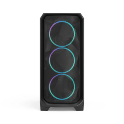 Fractal Design Meshify 3 | Black RGB TG Light Tint | Mid-Tower | Power supply included No | ATX
