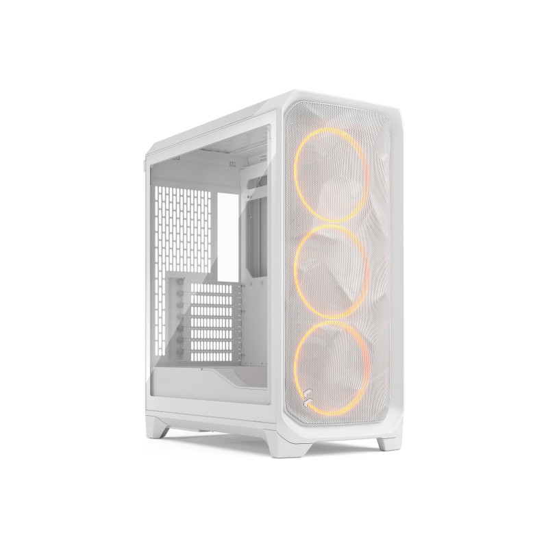 Fractal Design Meshify 3 | White RGB TG Clear Tint | Mid-Tower | Power supply included No | ATX