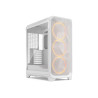 Fractal Design Meshify 3 | White RGB TG Clear Tint | Mid-Tower | Power supply included No | ATX