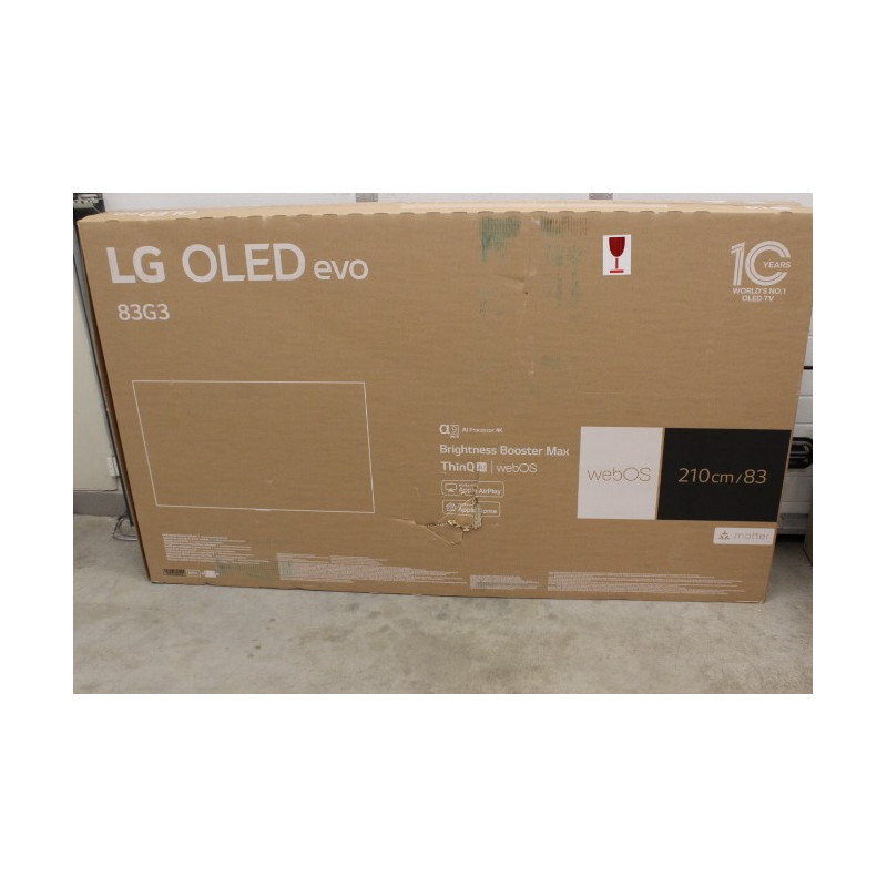 LG | OLED83G33LA | 83" | Smart TV | webOS 23 | 4K UHD | DAMAGED PACKAGING