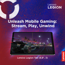 Lenovo Legion Tab (without power adapter) | 8.8 " | Eclipse Black | 2560 x 1600 pixels | Qualcomm | Snapdragon 8 Gen 3 | 12 GB |