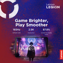 Lenovo Legion Tab (without power adapter) | 8.8 " | Eclipse Black | 2560 x 1600 pixels | Qualcomm | Snapdragon 8 Gen 3 | 12 GB |