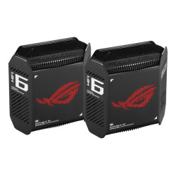 Wifi 6 802.11ax Tri-band Gigabit Gaming Mesh System | GT6 ROG Rapture (2-Pack) | 802.11ax | 574+4804+4804 Mbit/s | 10/100/1000 M