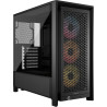 Corsair PC Case | Frame 4000D RS ARGB Modular | Black | Mid-Tower | Power supply included No