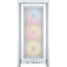Corsair PC Case | Frame 4000D RS ARGB Modular | White | Mid-Tower | Power supply included No