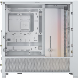 Corsair PC Case | Frame 4000D RS ARGB Modular | White | Mid-Tower | Power supply included No
