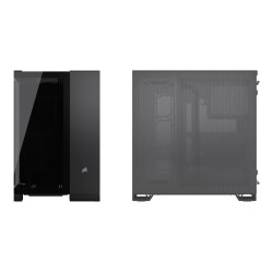Corsair Dual Chamber PC Case | iCUE LINK 6500X RGB | Black | Mid Tower | Power supply included No | ATX