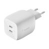 Belkin Dual USB-C GaN Wall Charger with PPS 45W | WCH011vfWH