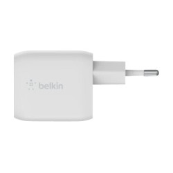 Belkin Dual USB-C GaN Wall Charger with PPS 45W | WCH011vfWH