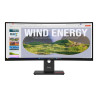 Lenovo ThinkVision | T34WD-40 | 34 " | VA | 21:9 | 120 Hz | 4 ms | 3440 x 1440 pixels | 300 cd/m | HDMI ports quantity 1 | Eclip
