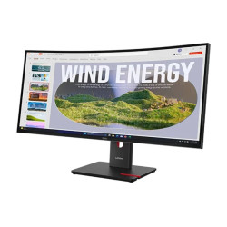 Lenovo ThinkVision | T34WD-40 | 34 " | VA | 21:9 | 120 Hz | 4 ms | 3440 x 1440 pixels | 300 cd/m | HDMI ports quantity 1 | Eclip