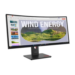 Lenovo ThinkVision | T34WD-40 | 34 " | VA | 21:9 | 120 Hz | 4 ms | 3440 x 1440 pixels | 300 cd/m | HDMI ports quantity 1 | Eclip