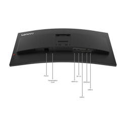 Lenovo ThinkVision | T34WD-40 | 34 " | VA | 21:9 | 120 Hz | 4 ms | 3440 x 1440 pixels | 300 cd/m | HDMI ports quantity 1 | Eclip