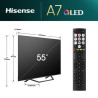 Hisense 55A7NQ | 55 | Smart TV | VIDAA | UHD | Black