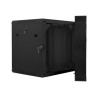 Lanberg | Rack cabinet 19" double-section wall-mount 12U/600x600 (flat pack) | WF02-6612-10B | Black
