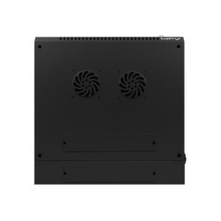 Lanberg | Rack cabinet 19" double-section wall-mount 12U/600x600 (flat pack) | WF02-6612-10B | Black