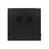 Lanberg | Rack cabinet 19" double-section wall-mount 12U/600x600 (flat pack) | WF02-6612-10B | Black