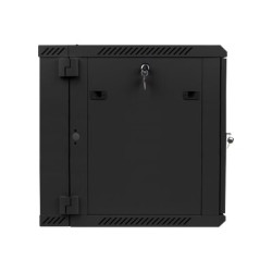 Lanberg | Rack cabinet 19" double-section wall-mount 12U/600x600 (flat pack) | WF02-6612-10B | Black