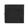 Lanberg | Rack cabinet 19" double-section wall-mount 12U/600x600 (flat pack) | WF02-6612-10B | Black