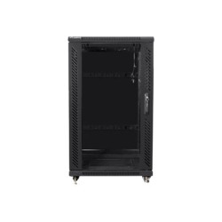 Lanberg | Rack cabinet 19" free-standing 22U/600x800 (flat pack) | FF01-6822-12B | Black