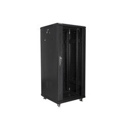 Lanberg | Rack cabinet 19" free-standing 27U/600x600 (flat pack) | FF01-6627-12B | Black