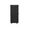 Lanberg | Rack cabinet 19" free-standing 27U/600x600 (flat pack) with glass door lCD V2 | FF01-6627-12BL | Black