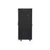 Lanberg | Rack cabinet 19" free-standing 27U/600x600 (flat pack) with glass door lCD V2 | FF01-6627-12BL | Black