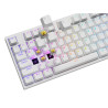 Genesis Thor 404 | Mechanical Gaming Keyboard | Wired | US | White | USB | Gateron Yellow Pro