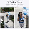 Reolink | 4K PoE IK10 Camera with 5X Optical Zoom | P437 | Dome | 8 MP | 2.7-13.5mm | IP67 | H.265 | Micro SD, Max. 256 GB