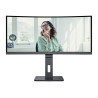 AOC CU34P3CV | 34 " | VA | 21:9 | 100 Hz | 4 ms | 3440 x 1440 pixels | HDMI ports quantity 1