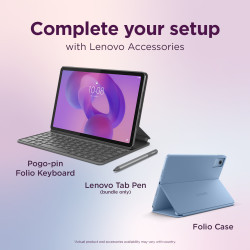 Lenovo Idea Tab 11 2.5K Mediatek Dimensity 6300/8GB/256GB/Android 15/Grey/2Y Warranty | Lenovo Tab (without power adapter) | Ide