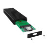 Raidsonic | ICY BOX IB-1816M-C31 External Type-C enclosure for M.2 NVMe SSD | Black
