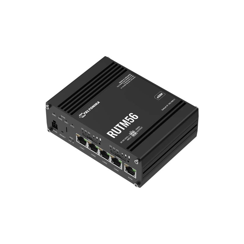 Teltonika Dual Modem Router | RUTM56 | 802.11ac | 10/100/1000 Mbit/s | Ethernet LAN (RJ-45) ports 4 | Mesh Support Yes | MU-MiMO