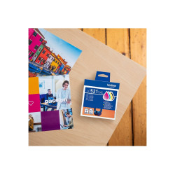 Brother LC521VAL | Ink Cartridge | Black, Cyan, Magenta,Yellow