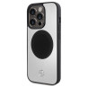 Mercedes MEHMP15L23ACMS iPhone 15 Pro 6.1" Silver Hardcase Leather & Aluminum MagSafe | Mercedes