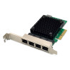 Digitus DN-10136 4-Port RJ45 RTL8125B, 2.5 GBits Server NIC