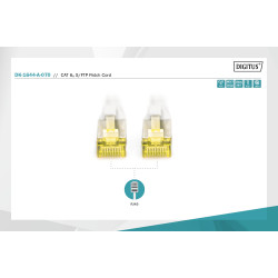 Digitus DK-1644-A-070 | Patch cord | Length 7 m | Grey