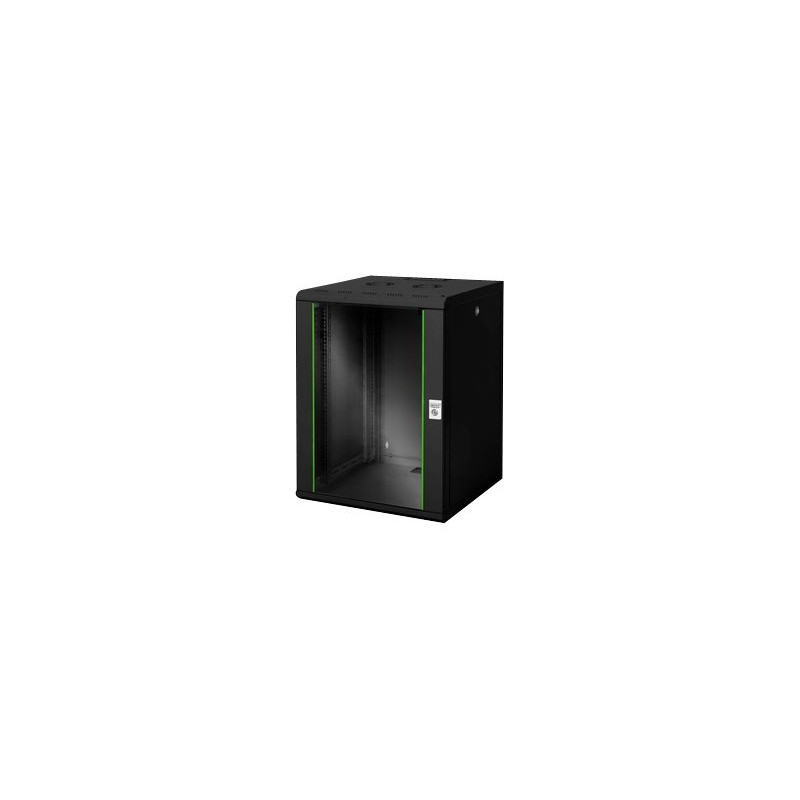 Digitus Wall Mounting Cabinet Unique Series | DN-19 16U-6/6-SW | Black | 82 x 60 x 60 cm