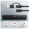 AXAGON USB-C 10Gbps FAST PORT X adapter for 2.5"/3.5" SSD/HDD | ADSA-FPX
