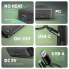 AXAGON USB4 40Gbps DUAL 4K DISPLAY 12in1 Dock | HMC-U4