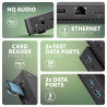 AXAGON USB4 40Gbps DUAL 4K DISPLAY 12in1 Dock | HMC-U4