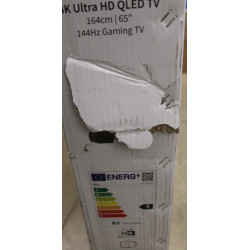 Sharp 65GR8265E | 65 | Smart TV | Google TV | UHD | DAMAGED PACKAGING, UNPACKED, USED