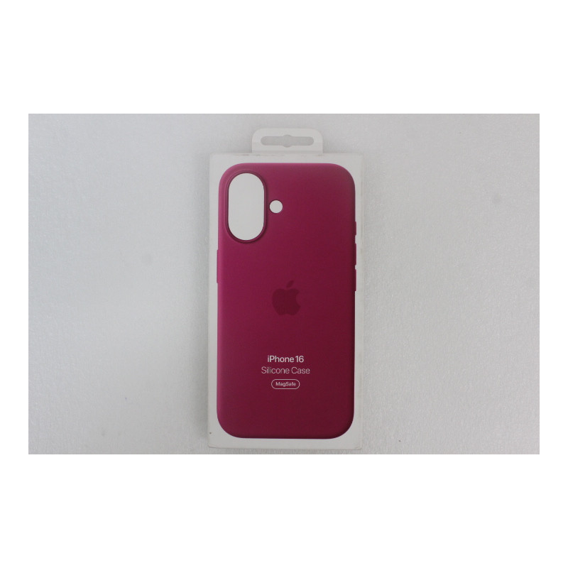 SALE OUT. Apple iPhone 16 Silicone Case with MagSafe - Fuchsia | Apple Case with MagSafe | Apple | iPhone 16 | Silicone | Fuchsi