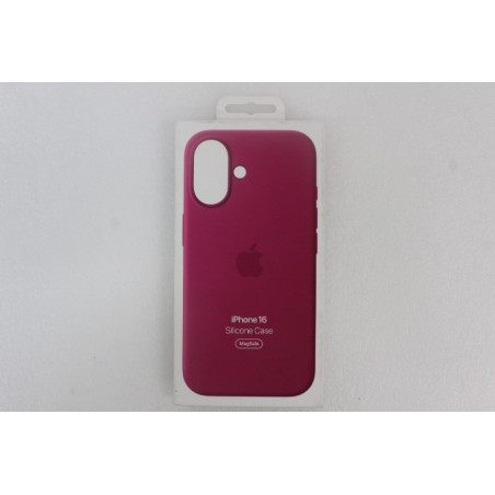 SALE OUT. Apple iPhone 16 Silicone Case with MagSafe - Fuchsia | Apple Case with MagSafe | Apple | iPhone 16 | Silicone | Fuchsi
