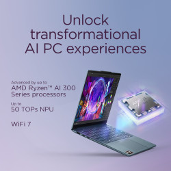 Lenovo Yoga Slim 7 14AKP10 | Tidal Teal | 14 " | OLED | WUXGA | 1920 x 1200 pixels | Glossy | AMD Ryzen AI 5 | 340 | 16 GB | Sol