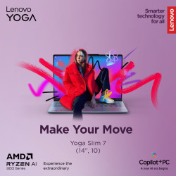 Lenovo Yoga Slim 7 14AKP10 | Tidal Teal | 14 " | OLED | WUXGA | 1920 x 1200 pixels | Glossy | AMD Ryzen AI 5 | 340 | 16 GB | Sol